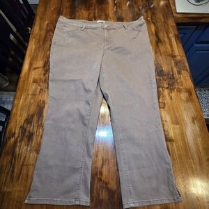 Plus Size m jeans by maurices High Rise Light Brown Jegging